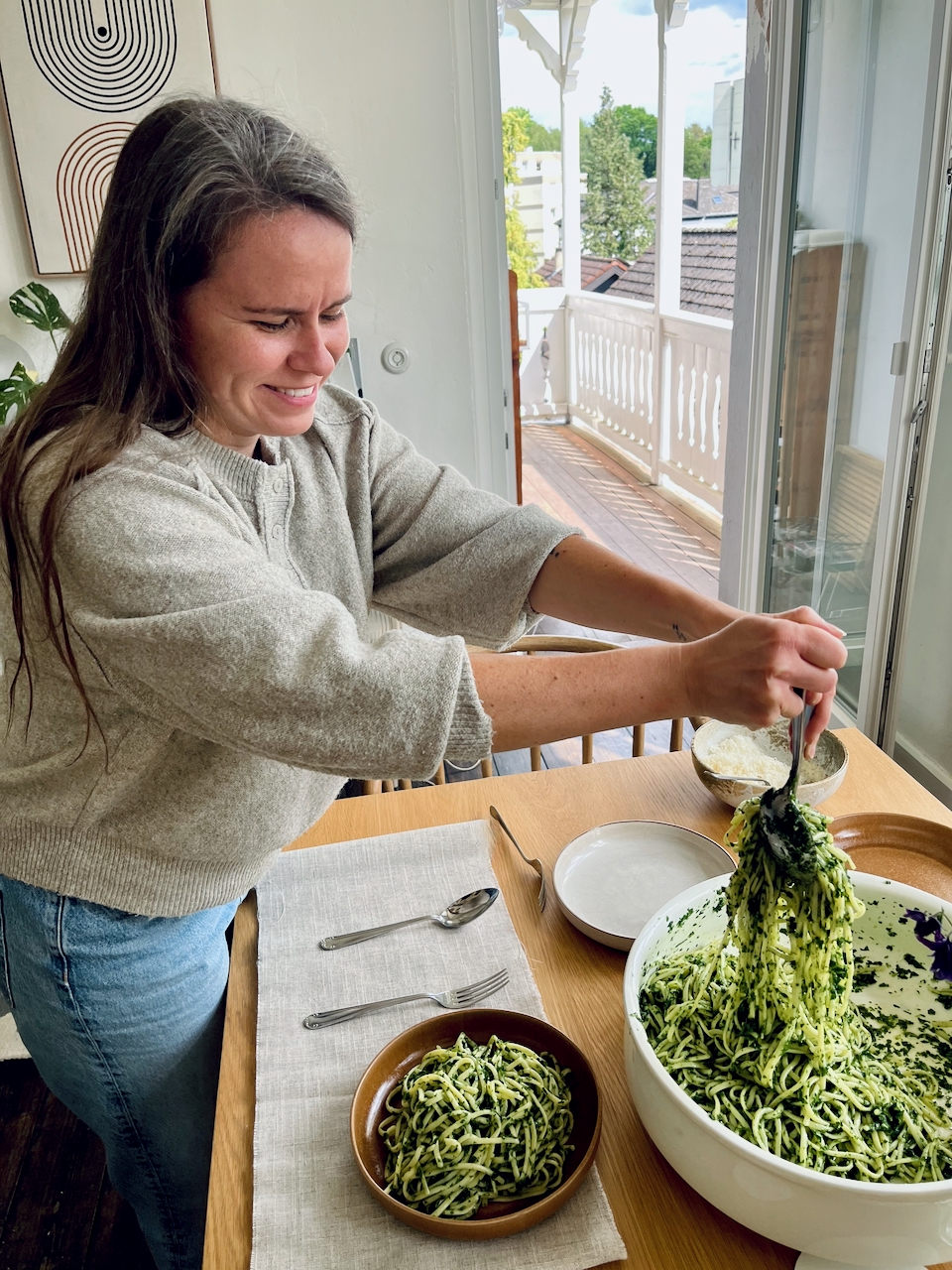 Rucolapesto-mit-Annemarie-Imgrund-2026-45 Rucola aus dem eigenen Garten wird zu(r) Pesto - Küchensession mit Annemarie Imgrund