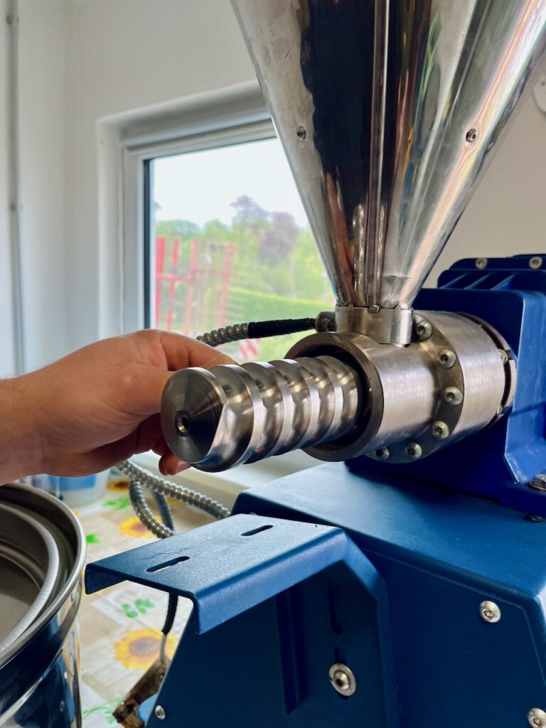 Sonnenblumenoel-erste-Pressung-Brunnenhof-Grebenroth-2026-7-768x1024 Sonnenblumenöl vom Brunnenhof in Grebenroth – 1. Pressung erfolgreich