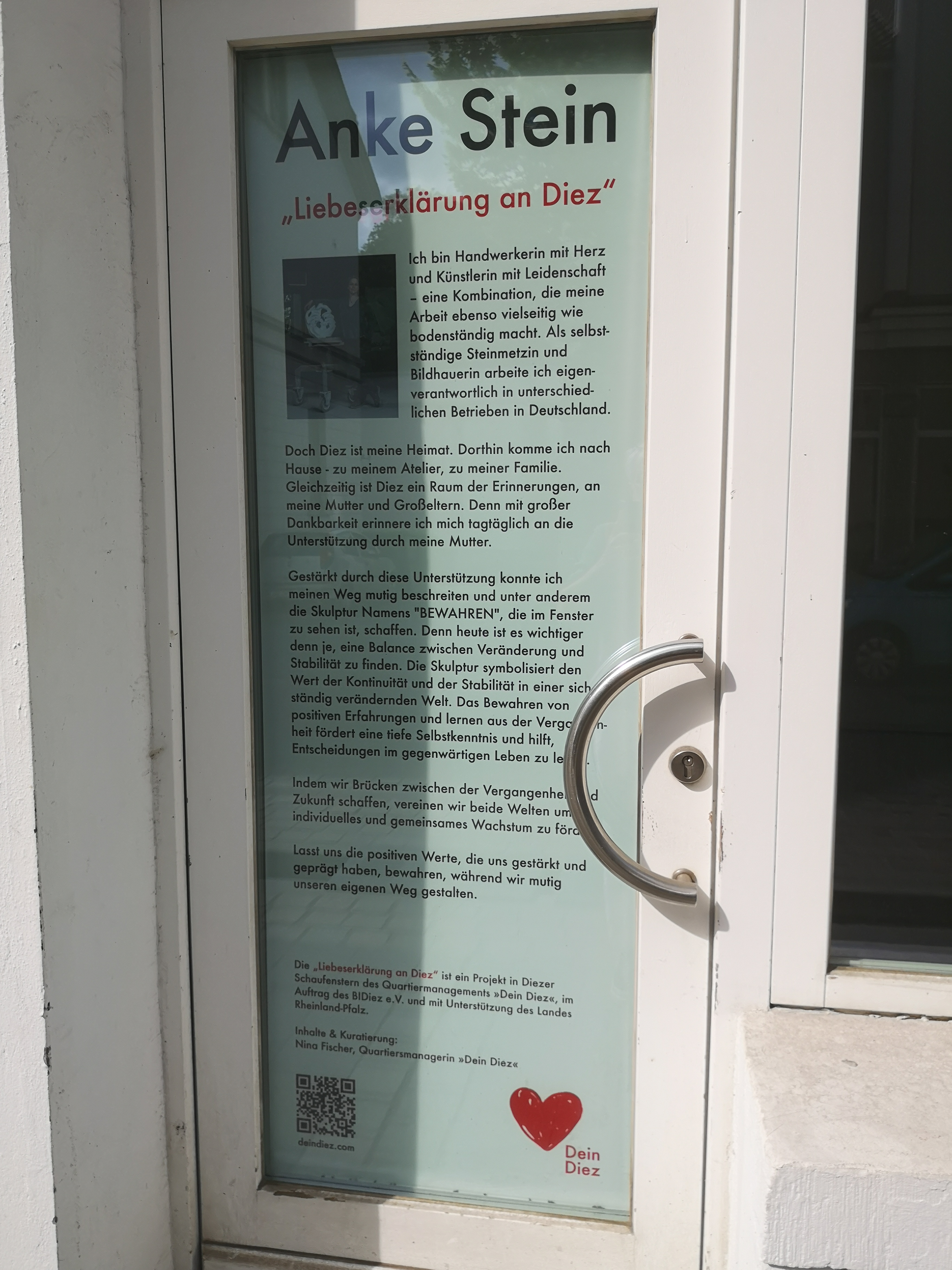 Liebeserklaerung-AnkeStein „Diez ist meine Heimat. Dort wo meine Großeltern gelebt haben. Ich häng da einfach dran.“